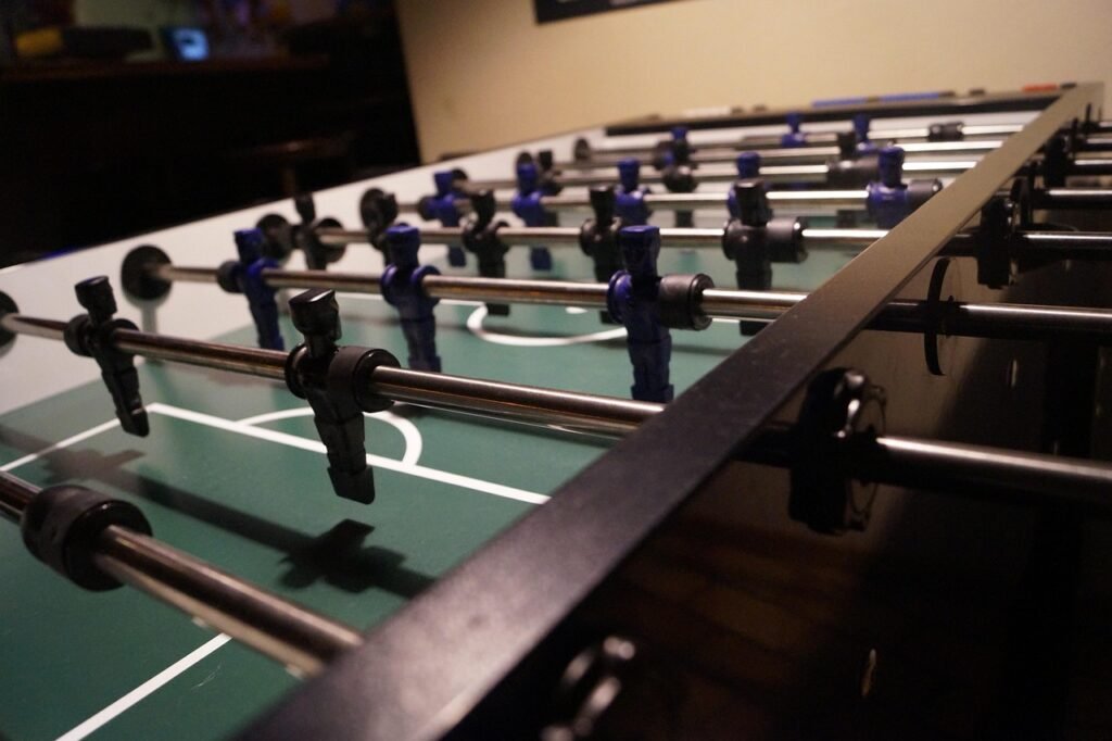 kicker, soccer, football, to play, soccer table, table football, foosball table, game, kicker, kicker, kicker, kicker, kicker, table football, table football, table football